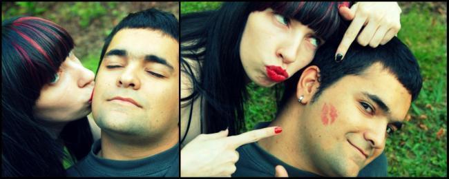 LiNaY Besa a Mazinho!!