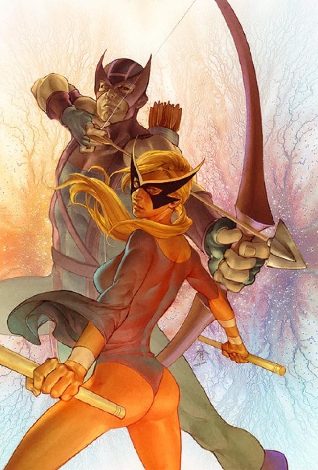 La pareja heróica de Marvel: Hawkeye y Mockingbird