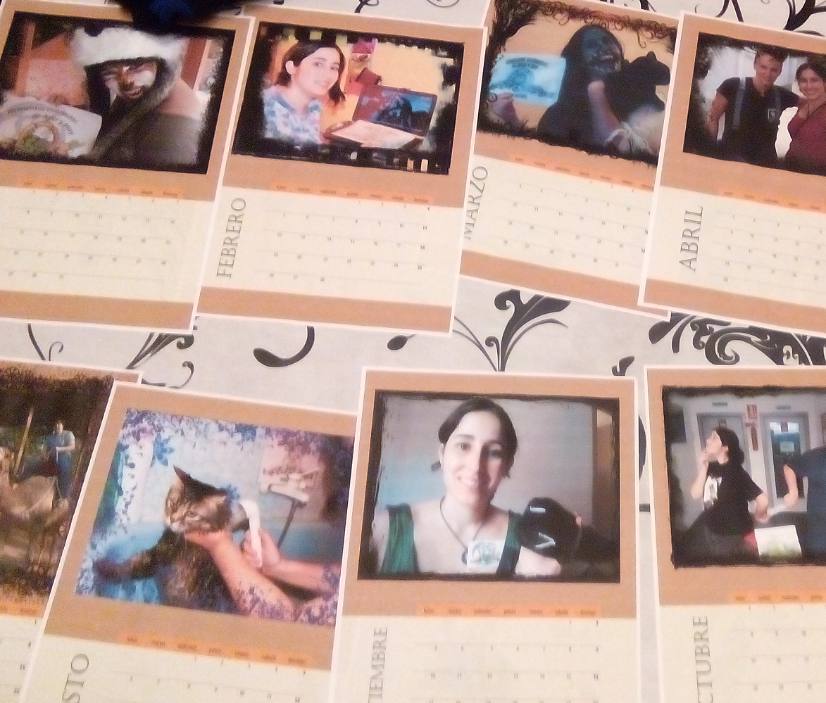 [vídeo] 25. Mostrando un calendario casero en el que se muestre, en cada mes, fotos de una o varias pruebas validadas de alguna Umbrionada. +1 punto s