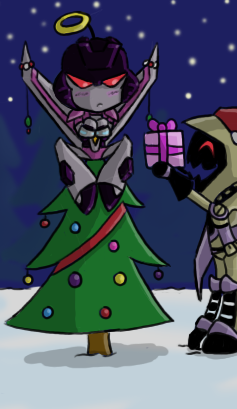 Raven y su robótica navidad.