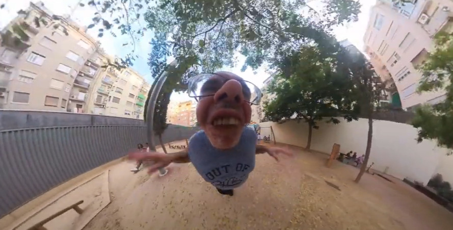 Video 3 - Hacer el vuelo de la abeja o el moscardón con una cámara insta 360