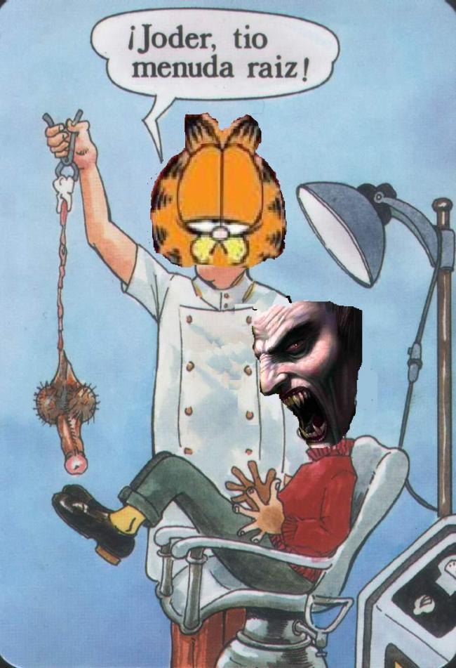 Un vampiro en el dentista