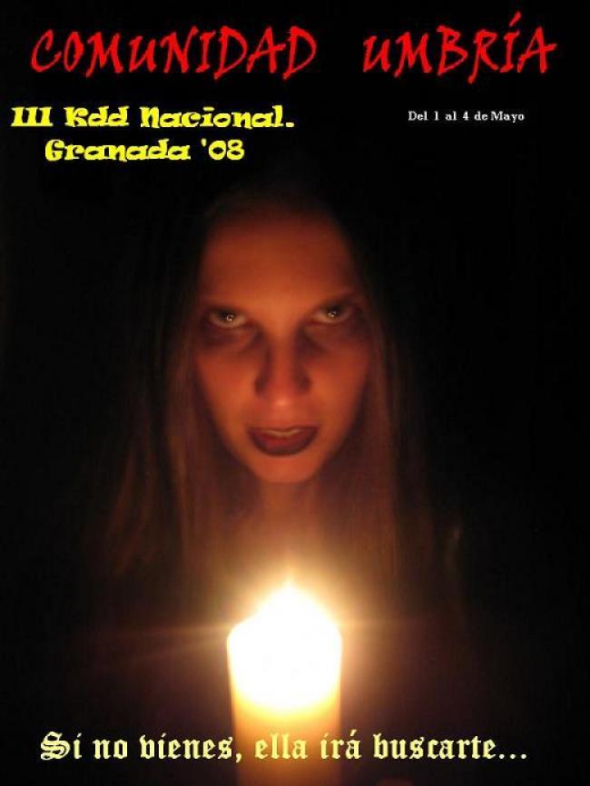 Maqueta del cartel de la III Kdd Nacional