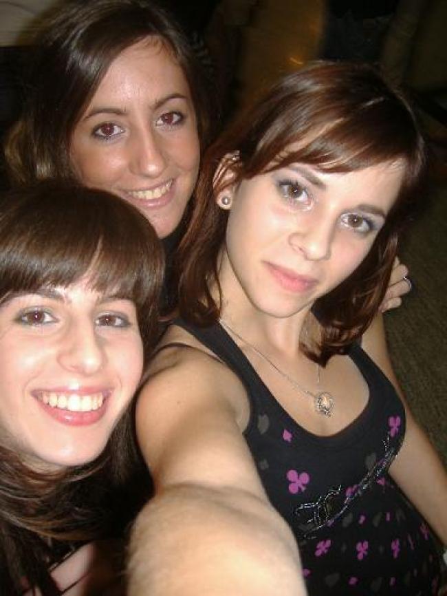 M.Angeles, Silviña y yo