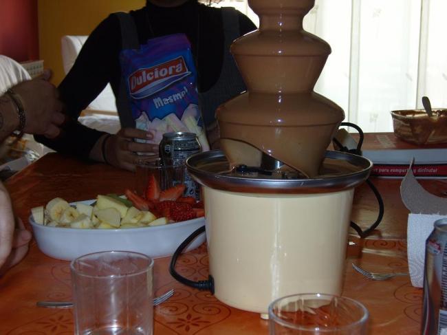 fondue de postre