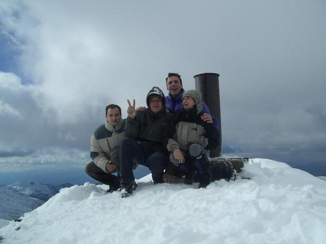 En la cima del Catoute