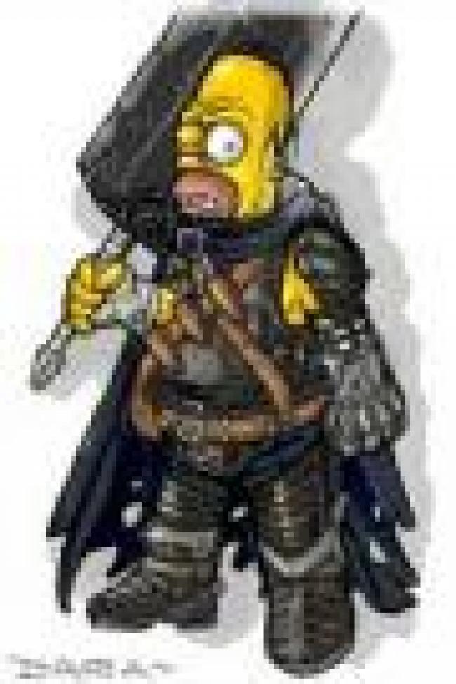 Berserk a lo Simpson XD