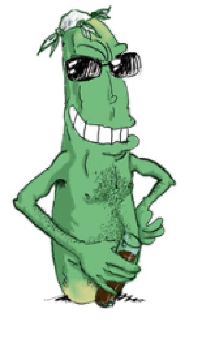 PepinoZombi borracho y DESNUDO