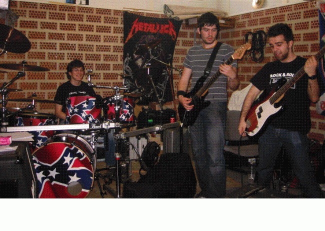 En la sala de ensayos