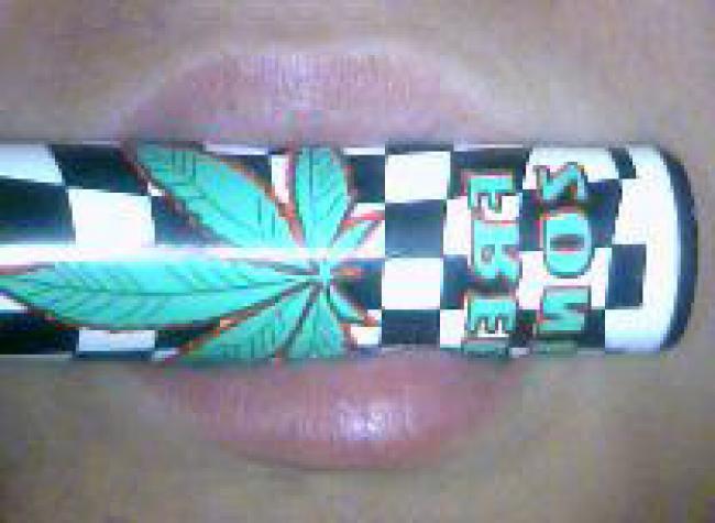 Presumiendo de labios digo ... de mechero xD