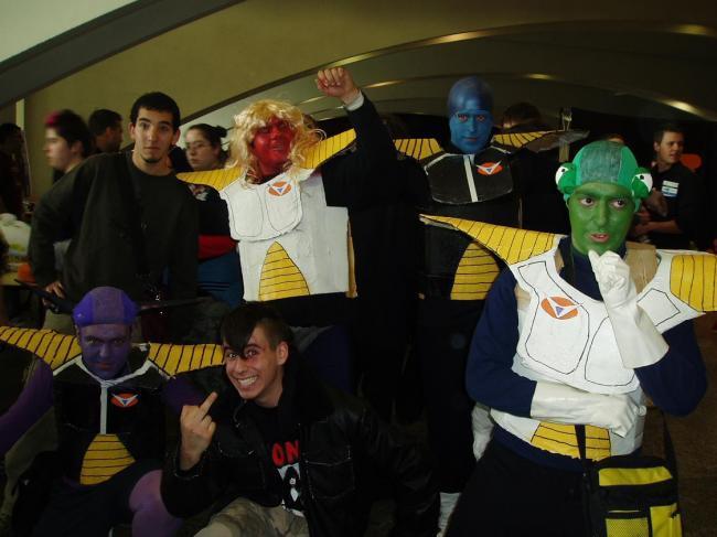 Ted en compañia de la Fuerza Ginyu. (hace ya 2 años o por ahi)