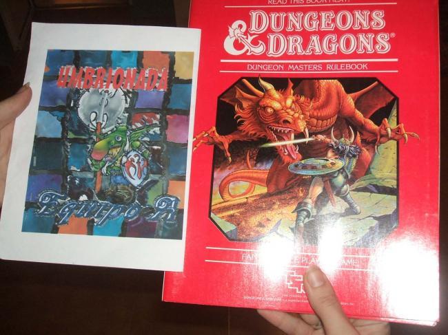 43.- Manual original de D&D en inglés.