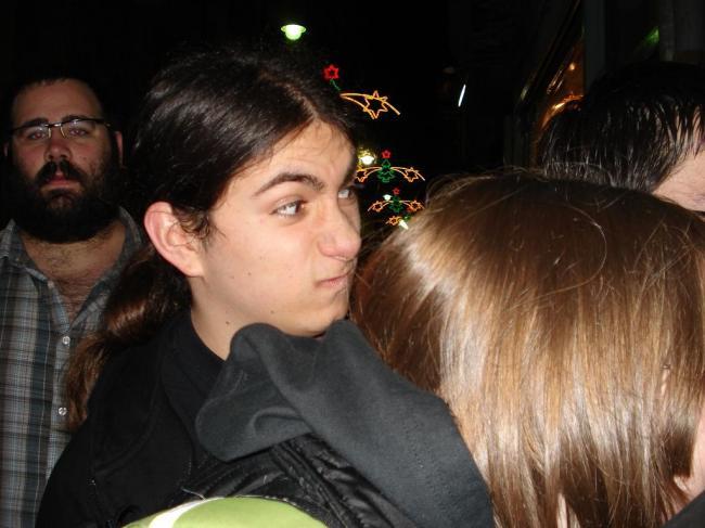 Comprando gofres... gpfres PUAJ!! mejor calimocho...