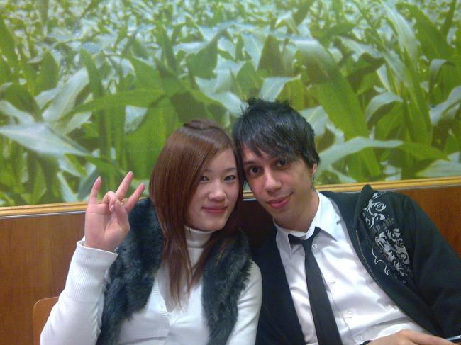 Hideki y Yan, una amiga ^_^