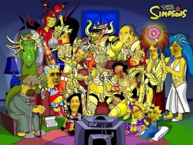 Simpsons-Seiya darkynianos