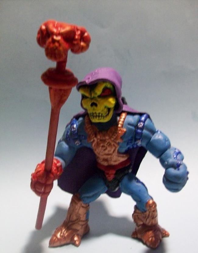 Skeletor Laser Light u Ojos de Fuego, como querais