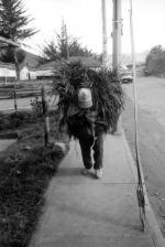 Hombre caminando con carga.