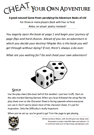CYOA Cheat your own adventure