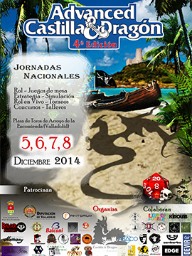 Del 5 al 8 de diciembre, jornadas Advanced Castilla & Dragón en Arroyo de la Encomienda, Valladolid