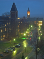 CORNELL UNIVERSITY BY NIGHT