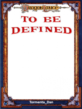 [DM 25/06] Dragonlance - To be defined
