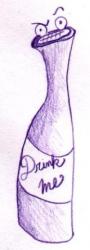 Botella andante
